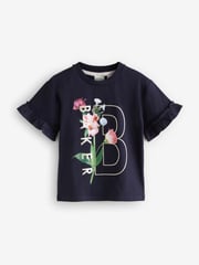 Baker by Ted Baker Frill Detail 100% Cotton T-Shirts 3 Pack - Image 3 of 7