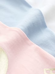 Baker by Ted Baker Frill Detail 100% Cotton T-Shirts 3 Pack - Image 6 of 7