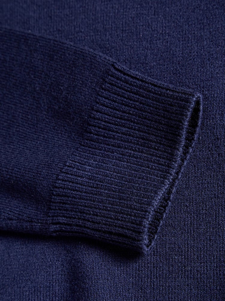 Navy 2 Pack Knitted V-Neck Jumpers (3-16yrs) - Image 7 of 7