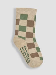 JoJo Maman Bébé Green 3-Pack Tractor Socks - Image 2 of 4