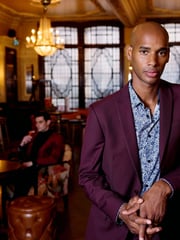 Skopes Red Tailored Fit Madrid Suit Jacket - Image 3 of 7