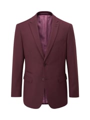 Skopes Red Tailored Fit Madrid Suit Jacket - Image 6 of 7