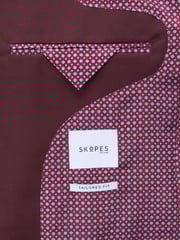 Skopes Red Tailored Fit Madrid Suit Jacket - Image 7 of 7