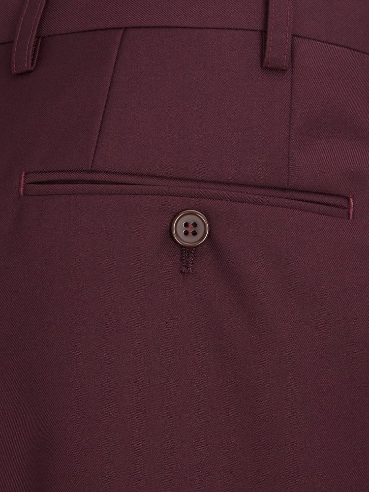 Skopes Red Tailored Fit Madrid Suit Trousers - Image 4 of 4