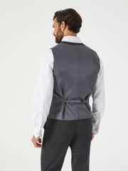 Skopes Green Casey Suit Waistcoat Windowpane Check - Image 2 of 4