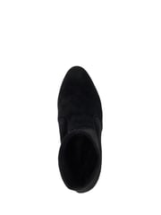 Dune London Black Wide Fit Optilly Block Heel Sock Boots - Image 5 of 6