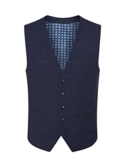Skopes Blue Tailored Fit Hepworth Check Suit Waistcoat - Image 4 of 5