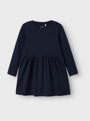 Name It Blue Striped And Plain Jersey Dresses 2 Pack - Image 2 of 3