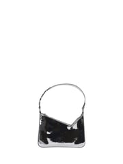 HUGO Black Metallic Logo Strap Shoulder Bag - Image 1 of 3