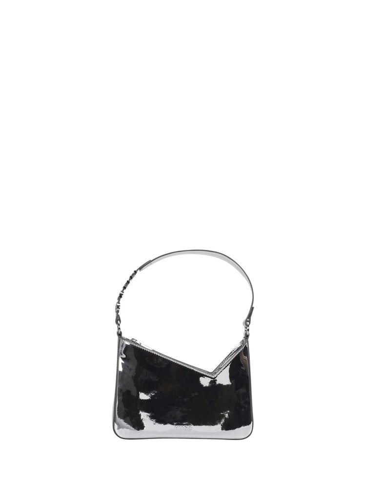 HUGO Black Metallic Logo Strap Shoulder Bag - Image 1 of 3 HUGO Black Metallic Logo Strap Shoulder Bag - Image 1 of 3