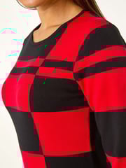 Roman Red Colourblock Knit Dress - Image 5 of 5