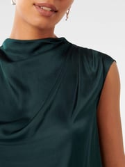 Forever New Green Jess Drape Neck Blouse - Image 3 of 5