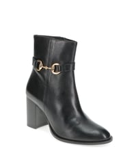 Jones Bootmaker Black Kelda Heeled Ankle Boots - Image 2 of 5