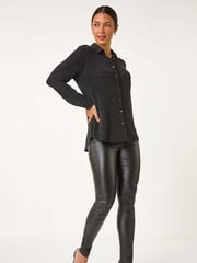 Roman Metallic Brillo Glitter Blouse - Image 3 of 6