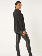 Roman Metallic Brillo Glitter Blouse - Image 4 of 6