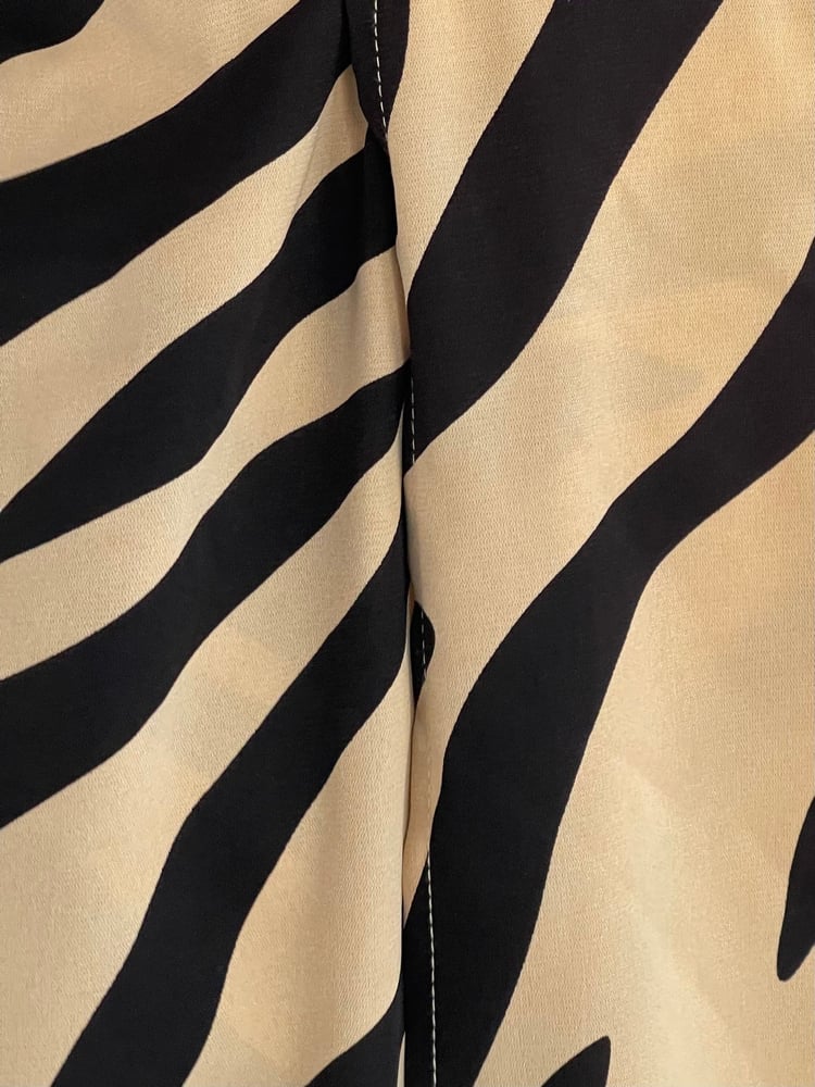 Girl In Mind Brown Samantha Zebra Wrap Over Maxi Dress - Image 6 of 6
