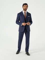 Skopes Blue Tailored Fit Ultimate Comfort Fenton Check Suit Jacket - Image 2 of 6