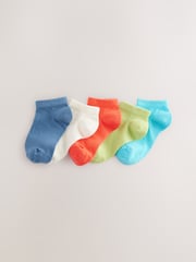 Bright Plains Cotton Rich Trainer Socks 5 Pack - Image 1 of 3
