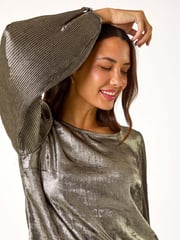 Roman Metallic Faux Pearl Collar Jumper - Image 1 of 5