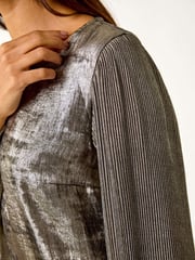 Roman Metallic Faux Pearl Collar Jumper - Image 5 of 5