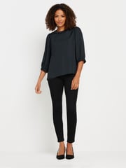 M&Co Black Bead Neckline Blouse - Image 2 of 5