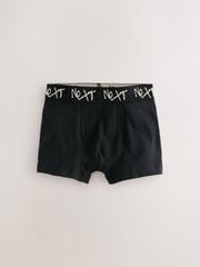 Black with Grafitti Next Waistband Trunks 5 Pack (1.5-16yrs) - Image 3 of 9