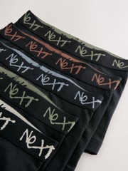 Black with Grafitti Next Waistband Trunks 5 Pack (1.5-16yrs) - Image 9 of 9