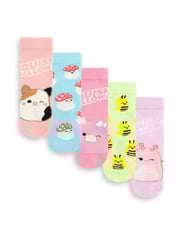 Vanilla Underground Pink Girls Squishmallows Socks 5 Pack - Image 1 of 6