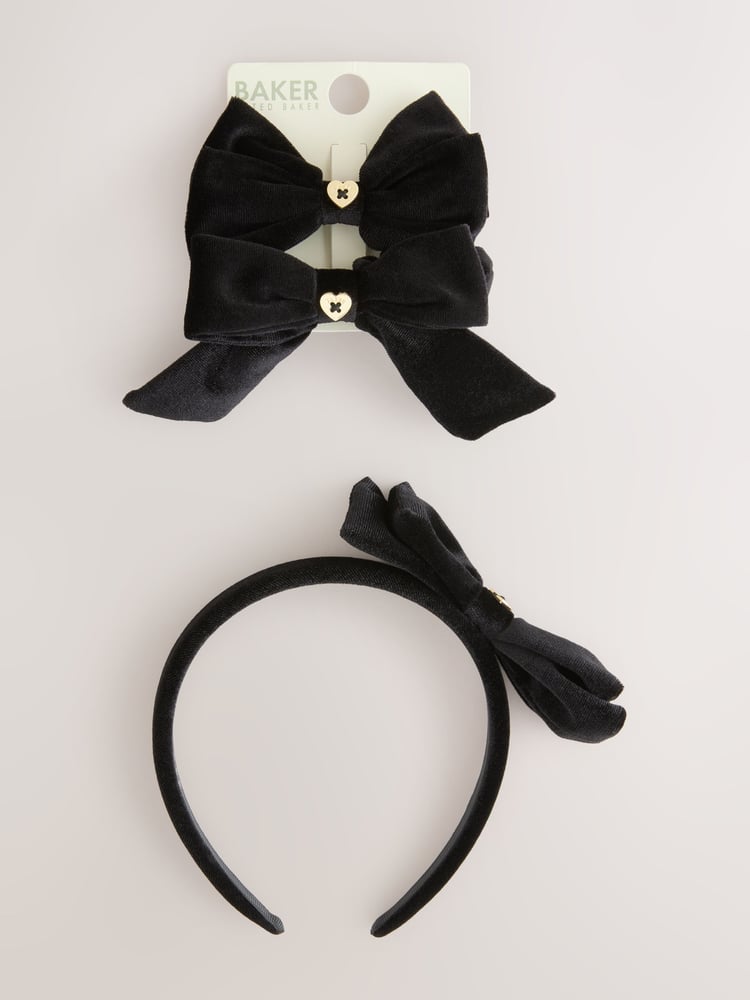 Baker by Ted Baker Girls Back to School Three Piece Multipack Headband - Image 1 of 6