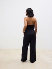 Black Halter Neck Jumpsuit - Image 3 of 4