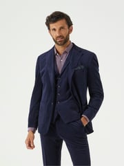 Skopes Blue Atkinson Co-ord Tailored Suit Jacket - Image 1 of 6