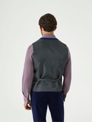 Skopes Blue Atkinson Co-ord Tailored Suit Waistcoat - Image 3 of 7