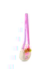 Billieblush Pink Logo Pom Pom Cross-Body Handle Bag - Image 3 of 6