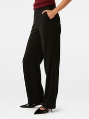 Forever New Black Allegra Side Detail Wide Leg Pants - Image 4 of 5