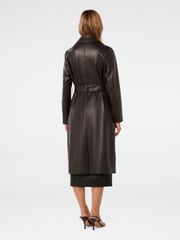 Forever New Brown Ronnie Vegan Leather Trench Coat - Image 2 of 5