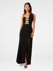 Forever New Black Brynn Strappy Bow Maxi Dress - Image 1 of 4