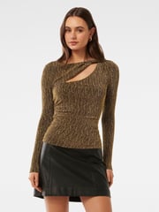 Forever New Gold Gia Twist Detail Top - Image 1 of 5