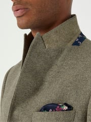 Skopes Green Tailored Fit Tweed Effect Ingram Jacket - Image 3 of 5