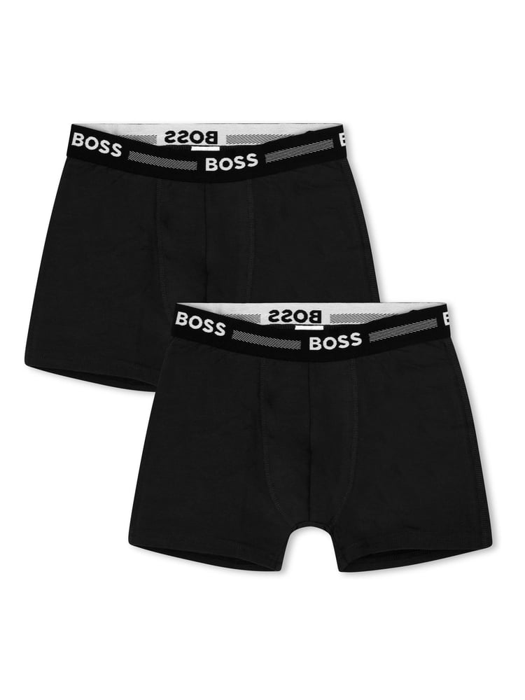 BOSS Black Logo Boxers 2 Pack - Image 1 of 6 BOSS Black Logo Boxers 2 Pack - Image 1 of 6