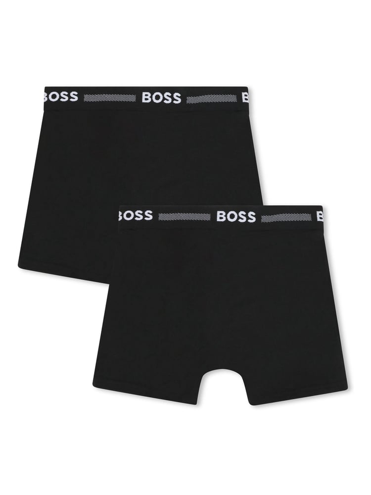 BOSS Black Logo Boxers 2 Pack - Image 2 of 6 BOSS Black Logo Boxers 2 Pack - Image 2 of 6