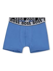 BOSS Blue Logo Boxers 3 Pack - Image 3 of 7