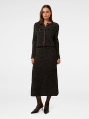 Forever New Black Anais Tweed Co-ord Midi Skirt - Image 5 of 5