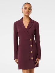 Forever New Purple Billie Petite Wrap Blazer Dress - Image 1 of 5