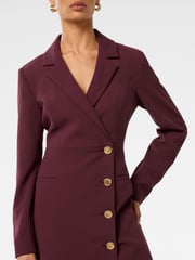 Forever New Purple Billie Petite Wrap Blazer Dress - Image 3 of 5