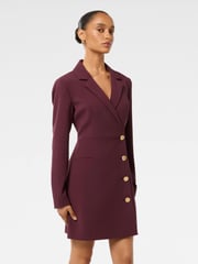 Forever New Purple Billie Petite Wrap Blazer Dress - Image 4 of 5