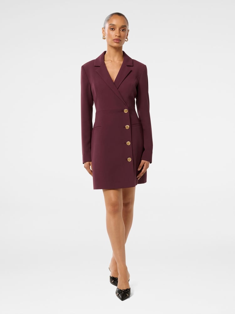 Forever New Purple Billie Petite Wrap Blazer Dress - Image 5 of 5