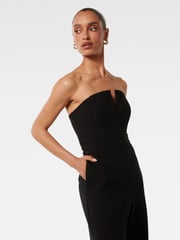Forever New Black Petite Cora Corset Bodice Jumpsuit - Image 3 of 4