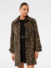 Forever New Slater Mantel mit Leoparden-Print - Bild 1 von 5