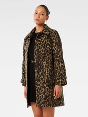 Forever New Slater Mantel mit Leoparden-Print - Bild 4 von 5