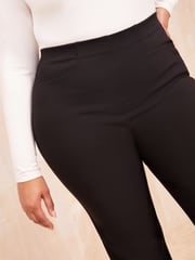 Friends Like These Black Curve Sculpting Stretch Flared Trouser - Image 3 of 4